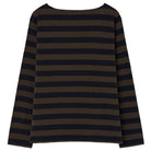 Striped Dot T-Shirt in Navy / Forest by Loreak Mendian