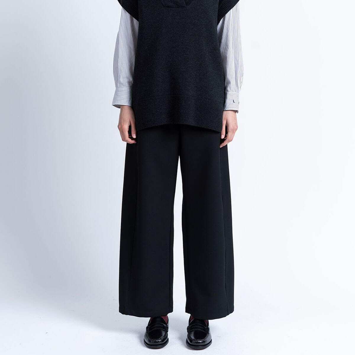 Xabal Trousers in Black by Loreak Mendian