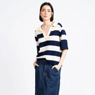 Aida Jumper in Navy by Loreak Mendian