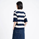 Aida Jumper in Navy by Loreak Mendian