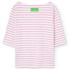 Bogak T-Shirt in Off White / Lila by Loreak Mendian