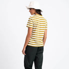 Hazpe Dot T-Shirt in Off White / Olive by Loreak Mendian