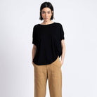 Ines T-Shirt in Black by Loreak Mendian