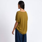 Ines T-Shirt in Olive by Loreak Mendian