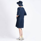 Sue Dress in Imperial Blue by Loreak Mendian