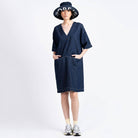 Sue Dress in Imperial Blue by Loreak Mendian
