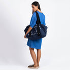 Sue Dress in Light Indigo by Loreak Mendian