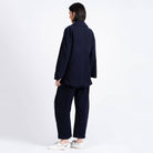 Tome Trousers in Navy by Loreak Mendian
