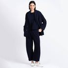 Tome Trousers in Navy by Loreak Mendian