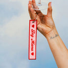 Dog Mama Embroidered Keyring by Lucky Goods Paper