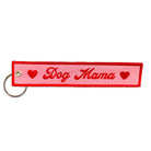 Dog Mama Embroidered Keyring by Lucky Goods Paper