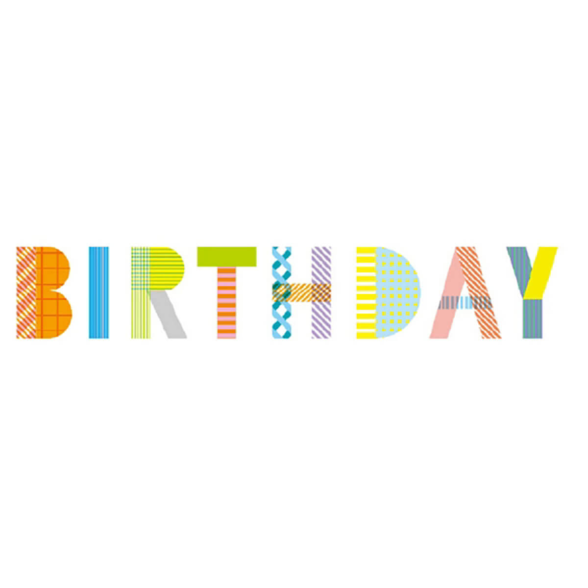 Happy Birthday 15mm Ex Series Washi Tape by MT Japan