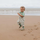 Juice Box Romper in Green Apple by Mabli