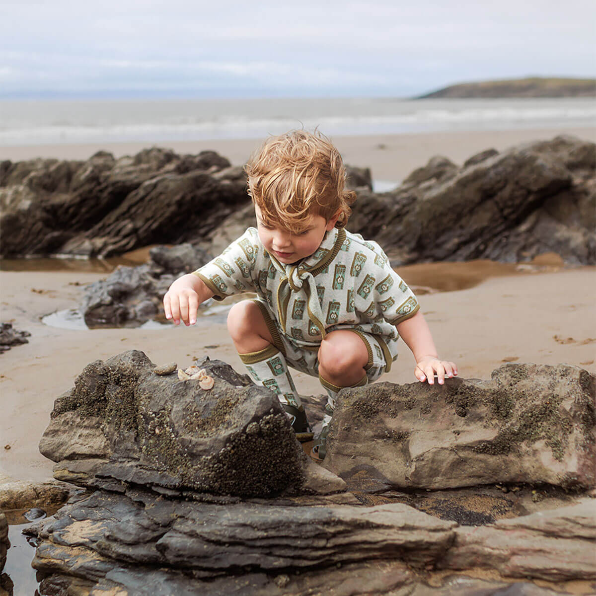 Juice Box Tee in Green Apple by Mabli