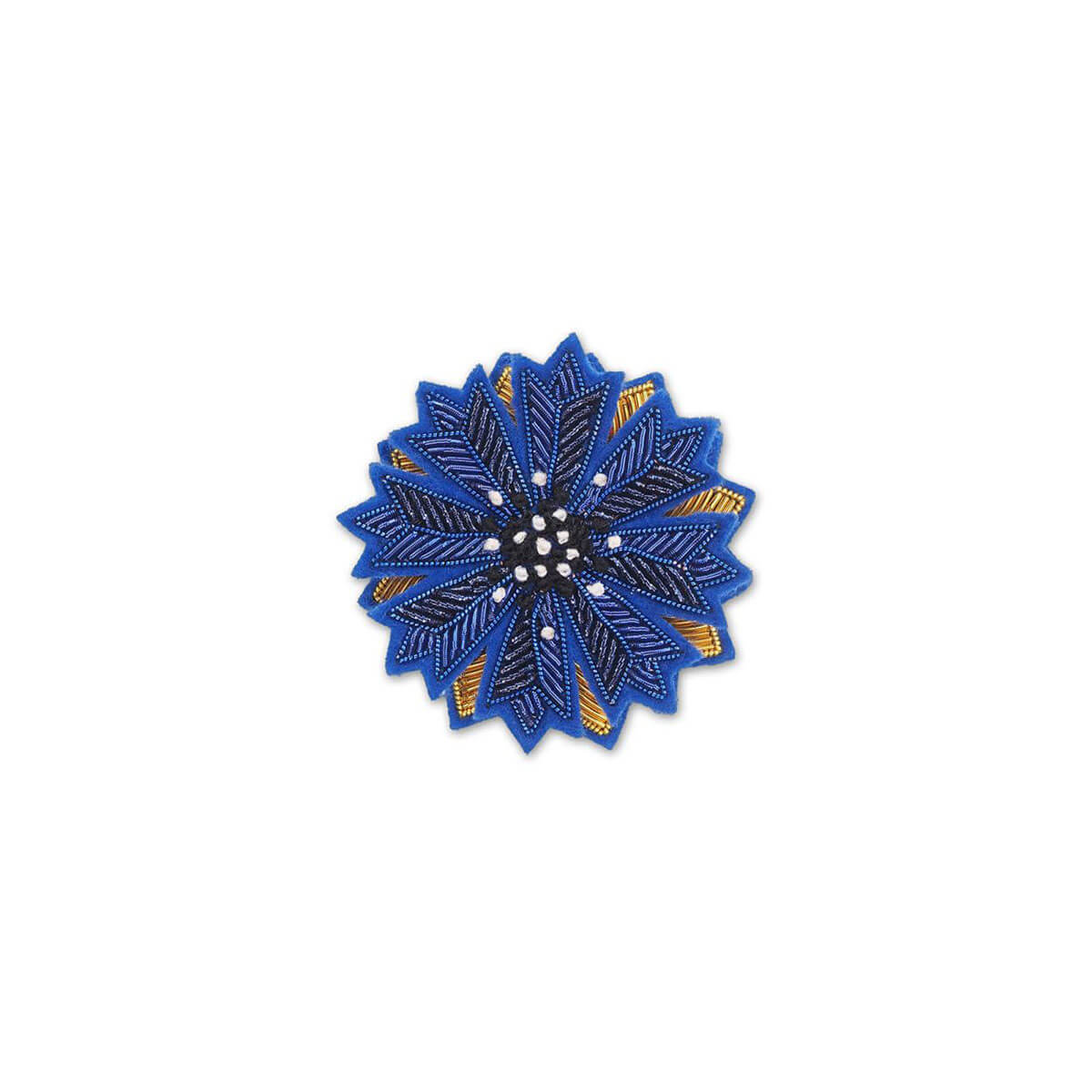 100 Years With You Hand Embroidered Brooch by Macon & Lesquoy