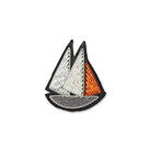 Schooner Hand Embroidered Brooch by Macon & Lesquoy