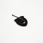 Sweet Strawberry Hand Embroidered Brooch by Macon & Lesquoy