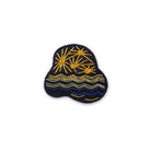 Vincent's Night Hand Embroidered Brooch by Macon & Lesquoy