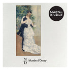 August's Rose Hand Embroidered Brooch by Macon & Lesquoy