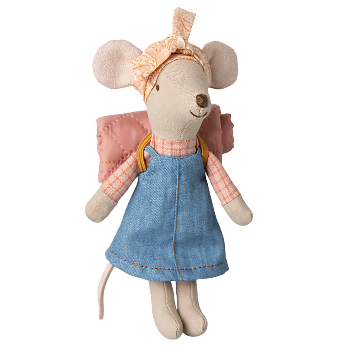 Big Sister Hiker Mouse (Denim Dress) by Maileg – Junior Edition