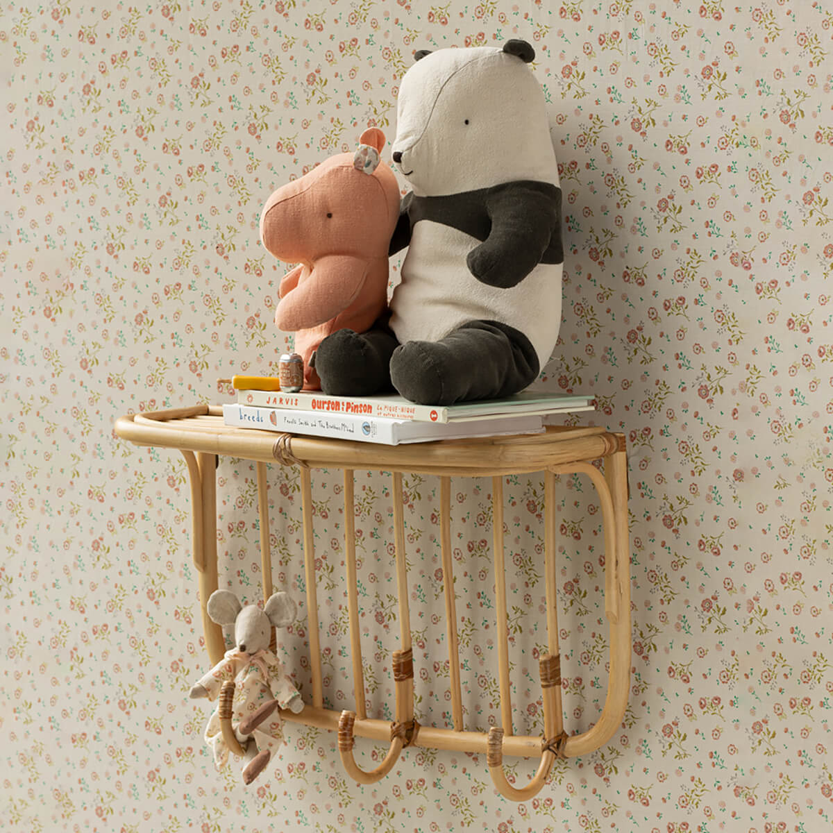 Safari Friends Hippo (Small 23cm) in Apricot by Maileg – Junior