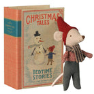 Christmas Baby Mouse in a Book by Maileg