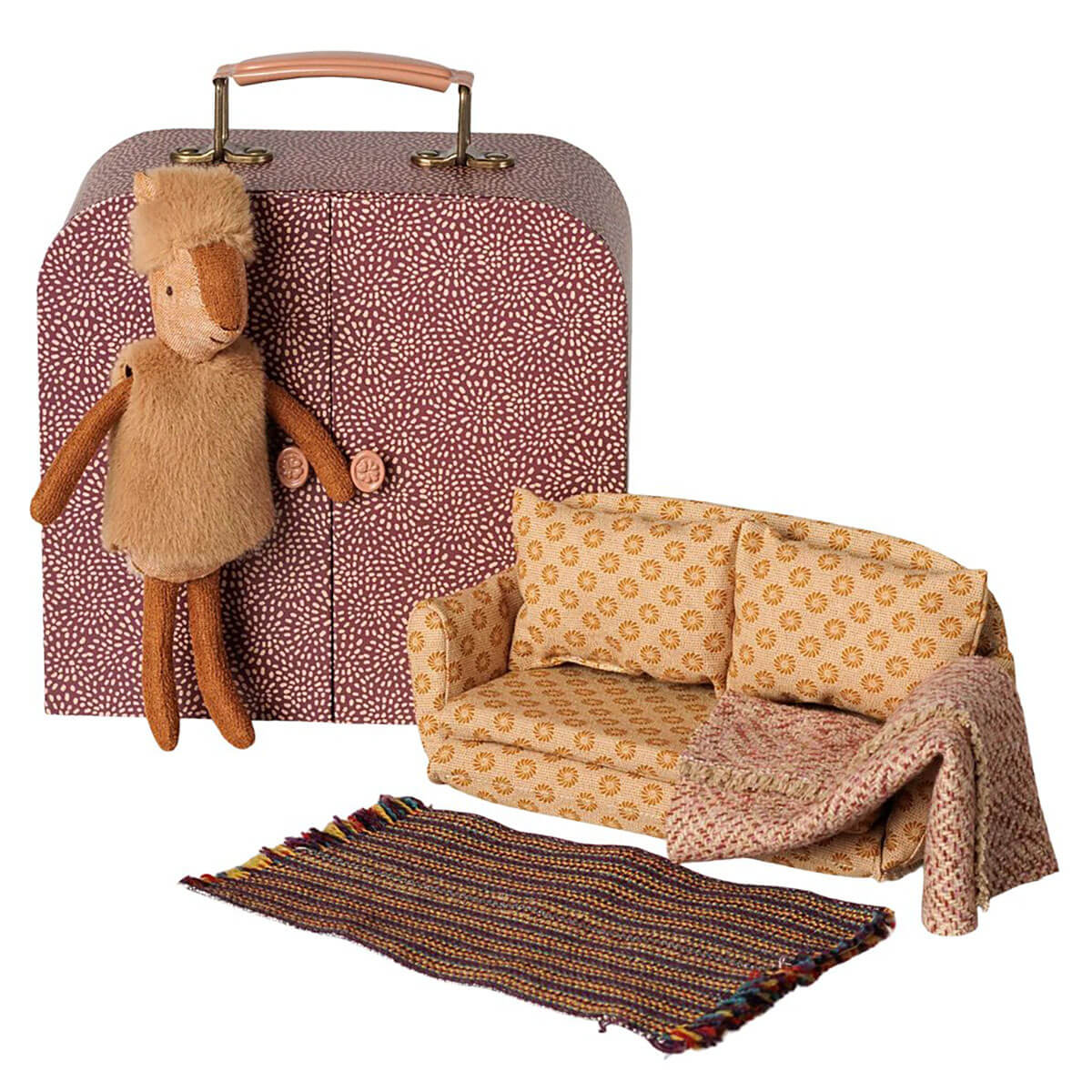 Little Sister Reindeer in a Suitcase by Maileg