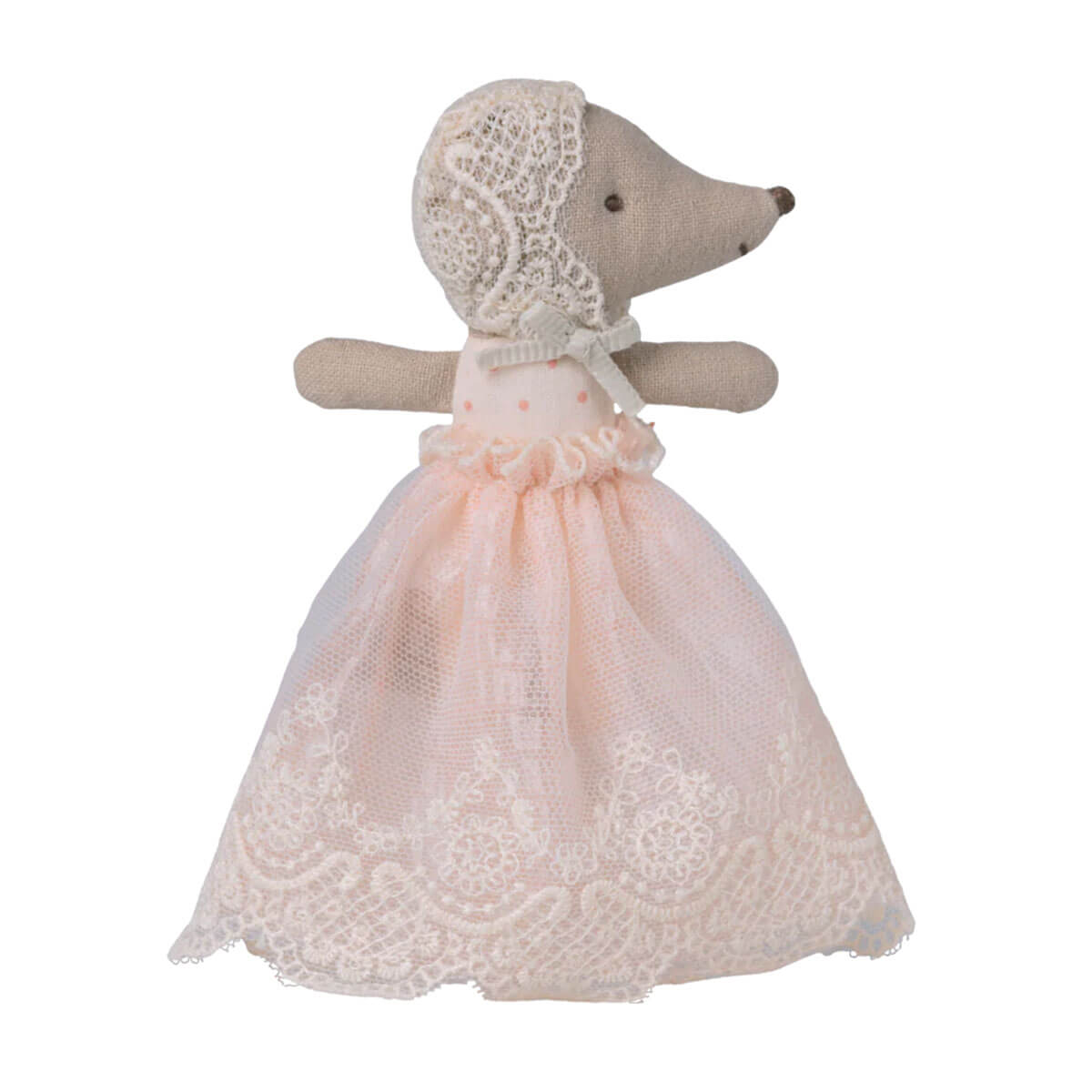 Baby Mouse in Gown in Powder by Maileg Junior Edition Baby Mouse in Gown in Powder by Maileg Junior Edition