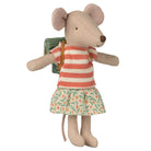 Big Sister Mouse Clothes And Bag in Green by Maileg