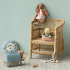 Small Puppy Supply Knitted Sweater in Dusty Blue by Maileg