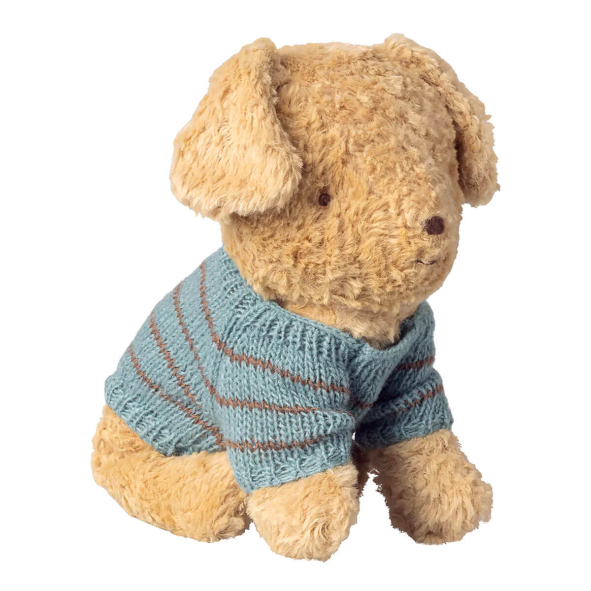Small Puppy Supply Knitted Sweater in Dusty Blue by Maileg