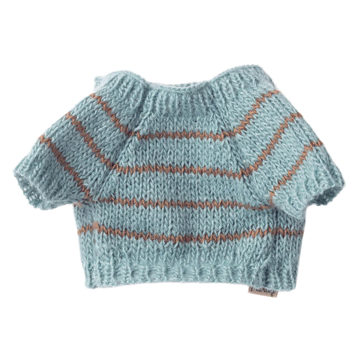 Small Puppy Supply Knitted Sweater in Dusty Blue by Maileg