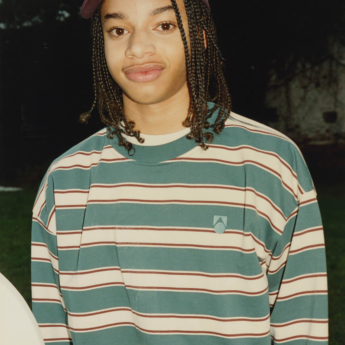 Bubble Sweatshirt in Balsam Green Stripe by Main Story – Junior