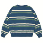 Bubble Sweatshirt in Vintage Indigo Stripe by Main Story - Last One In Stock - 4 Years