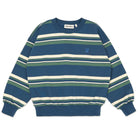Bubble Sweatshirt in Vintage Indigo Stripe by Main Story - Last One In Stock - 4 Years