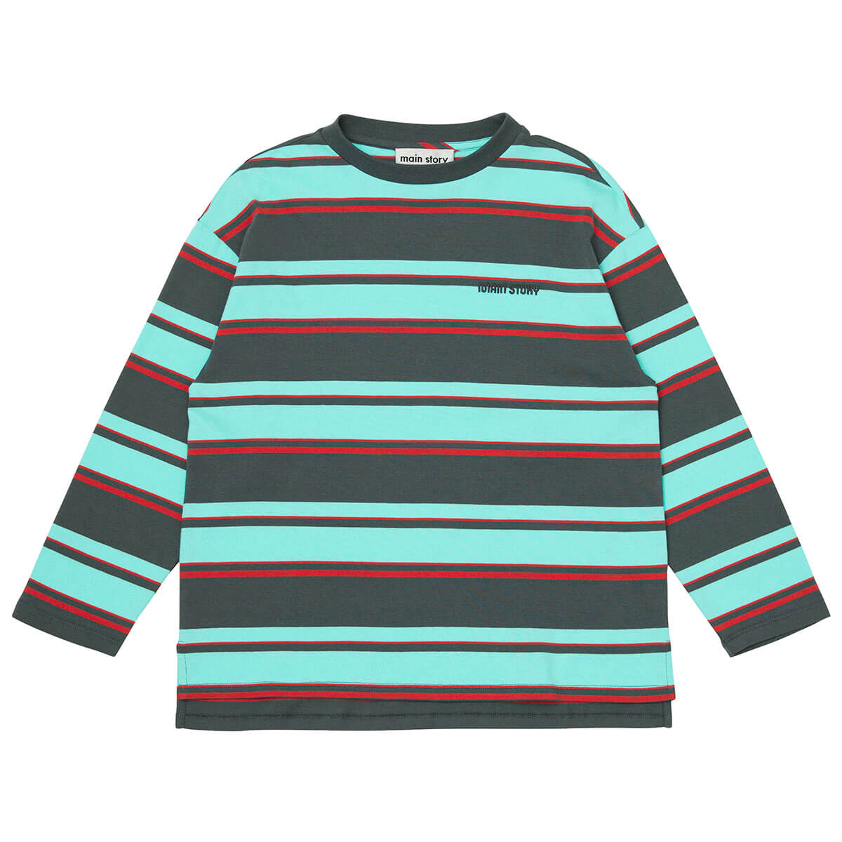 Big Tee in Sporty Stripe by Main Story