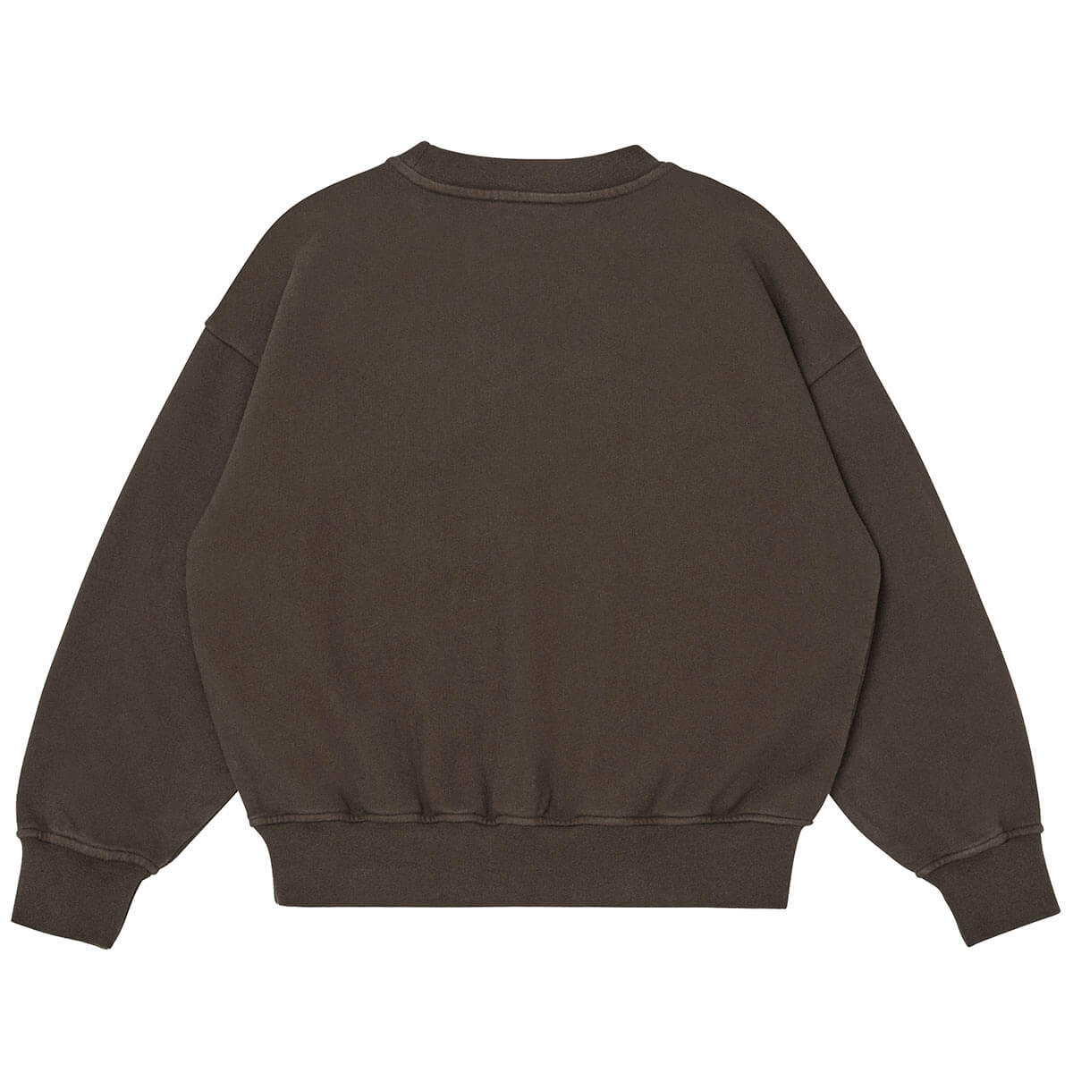 Bubble Sweatshirt in Chocolate Brown by Main Story
