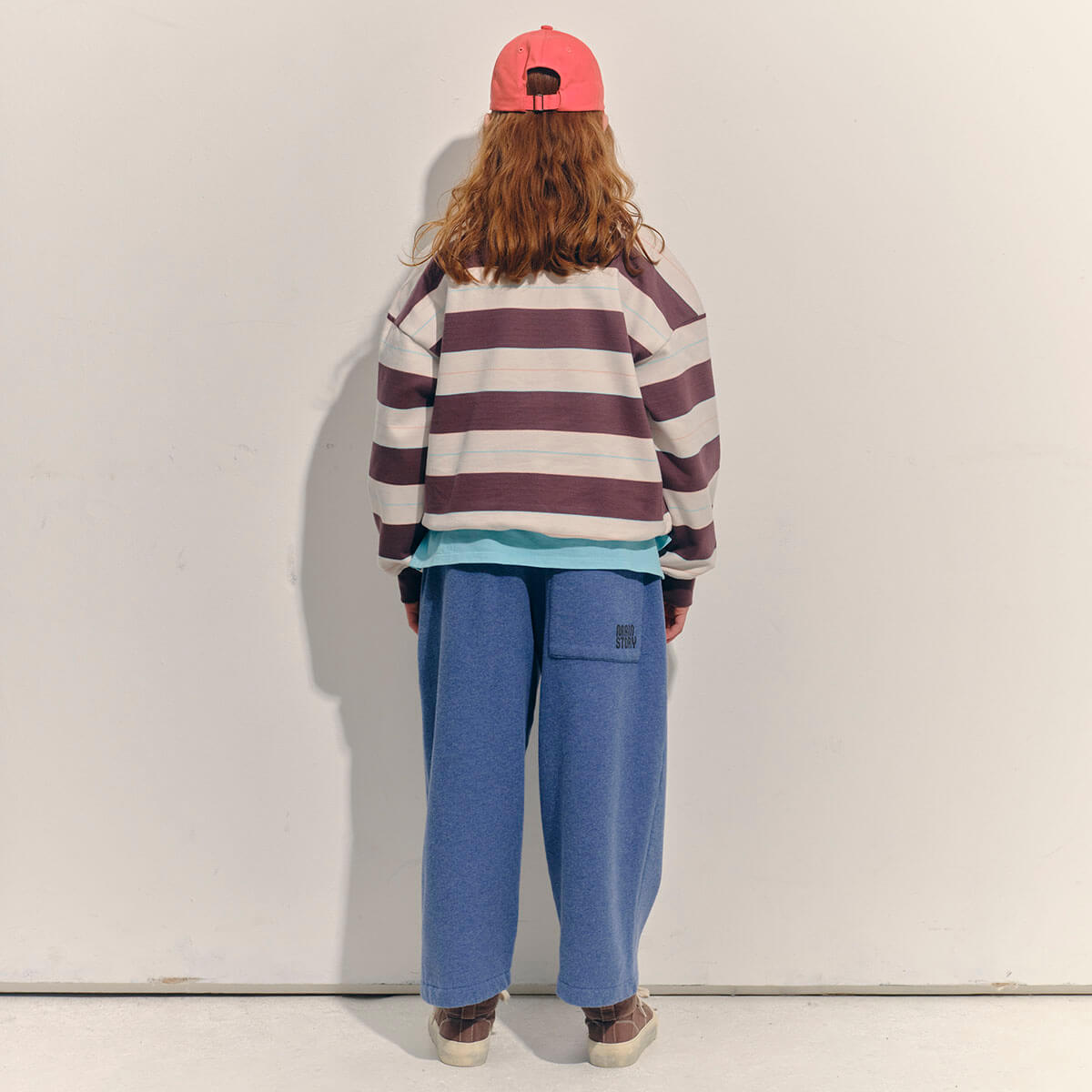 Bubble Sweatshirt in Conker Stripe by Main Story