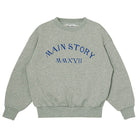 Bubble Sweatshirt in Grey Melange by Main Story