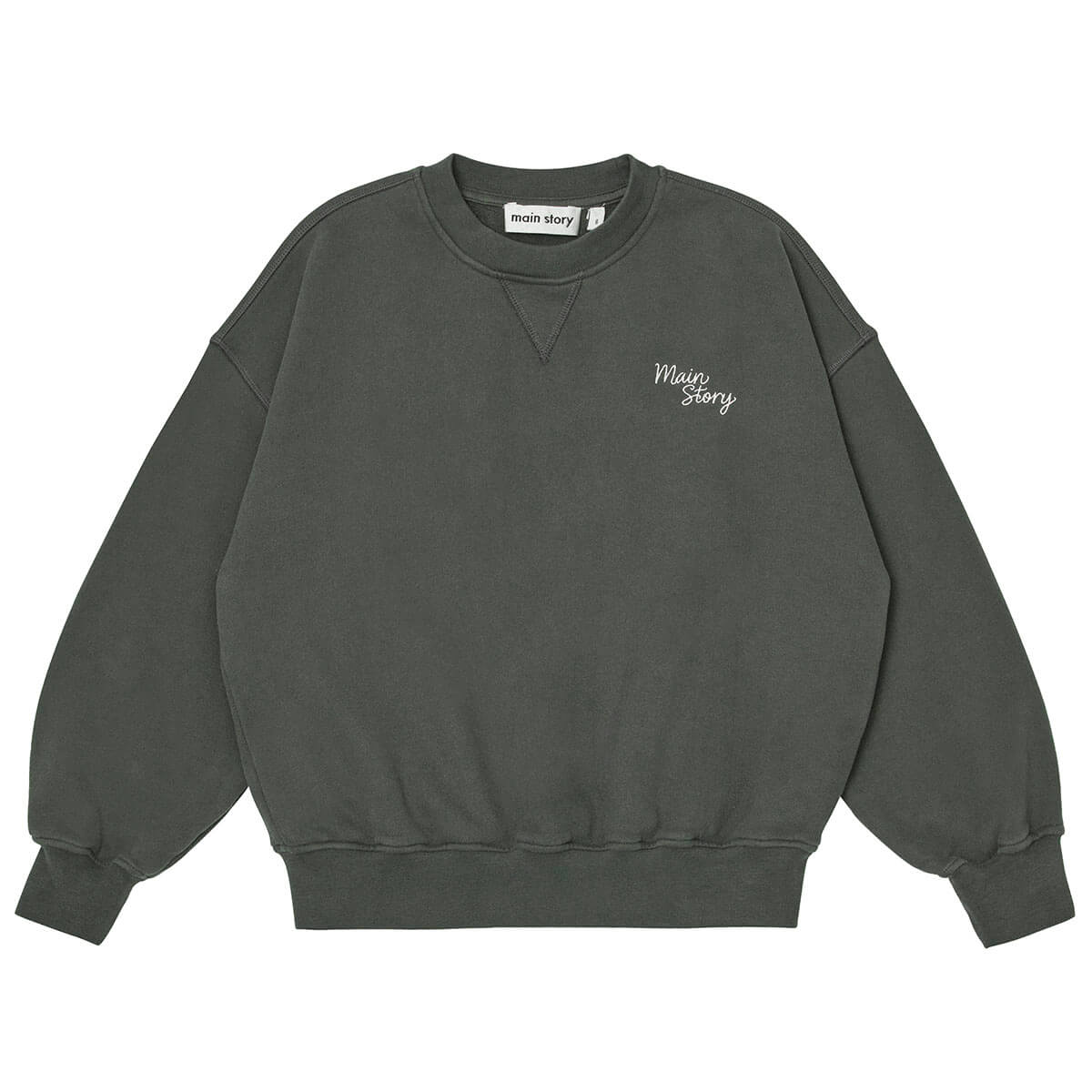 Crew Sweatshirt in Peat by Main Story