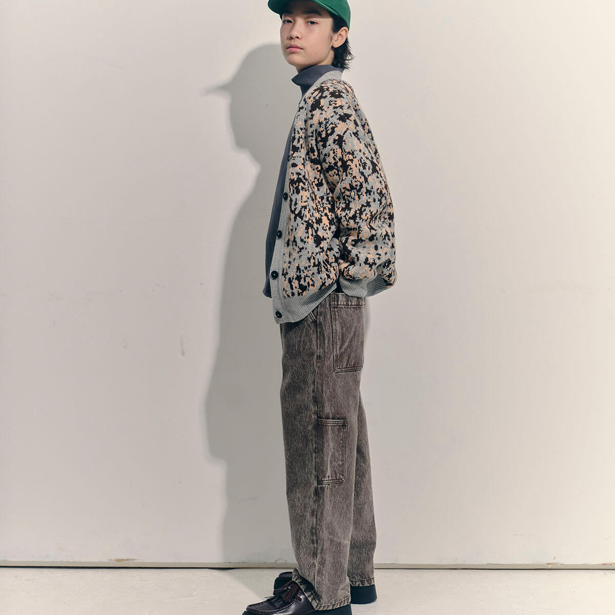 Painter Pant in Milk Chocolate Denim by Main Story