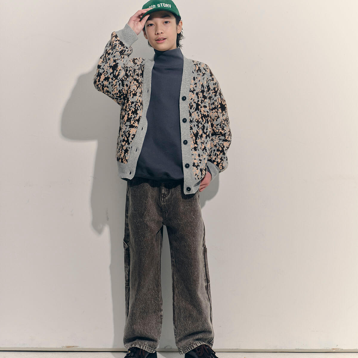 Painter Pant in Milk Chocolate Denim by Main Story
