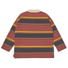 Polo Shirt in Hot Chocolate Stripe by Main Story