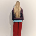 Polo Sweatshirt in Dark Cherry by Main Story