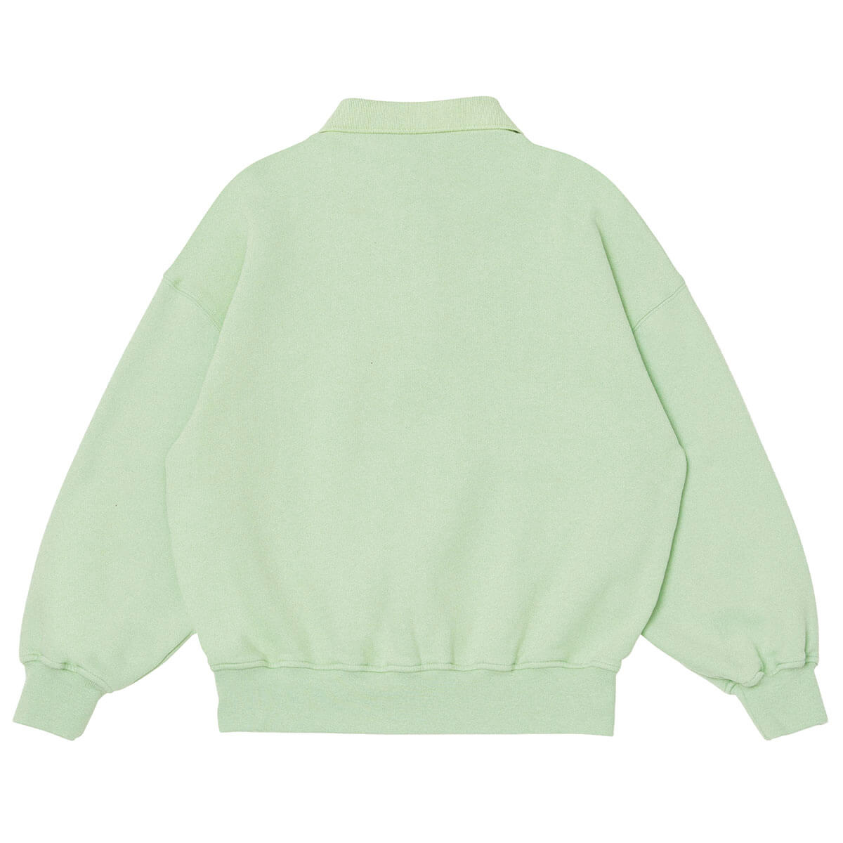 Polo Sweatshirt in Matcha by Main Story