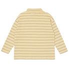 Roll Neck Rib Top in Banana Stripe by Main Story