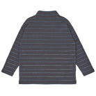 Roll Neck Rib Top in Phantom Stripe by Main Story