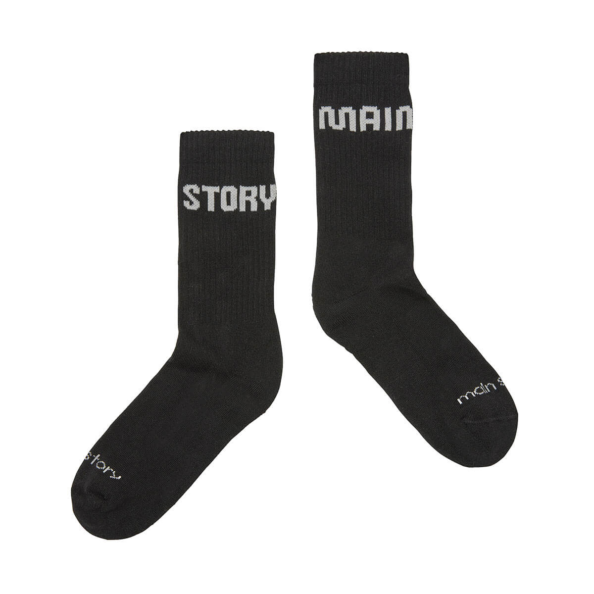 Sport Socks in Black by Main Story