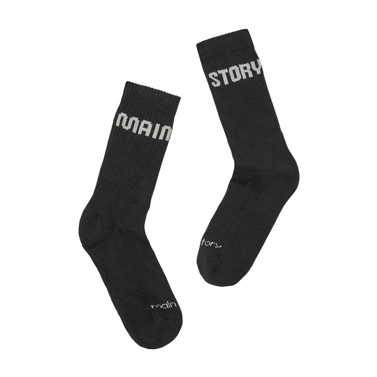 Sport Socks in Black by Main Story