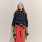 Waffle Tee in Phantom Stripe by Main Story